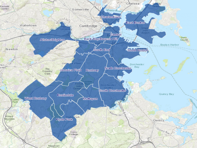 Neighborhood Projects Map