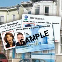 Sample ID cards; always ask for ID when someone asks to enter your home